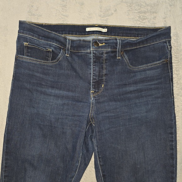 Levi's Denim - Levi's 311 Shaping Skinny Jeans Womens Dark Wash Blue Denim‎ Stretch Size 31